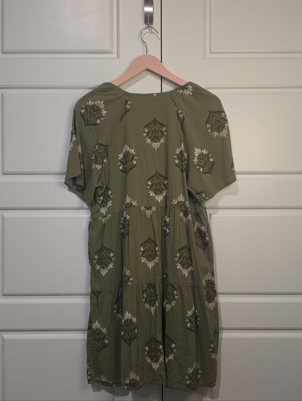 Old Navy Green Floral Dress Size Small Womens - Picture 3 of 7